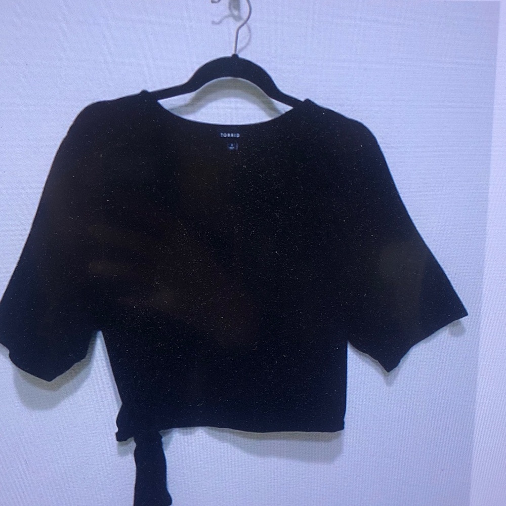 Torrid Black Crop Top